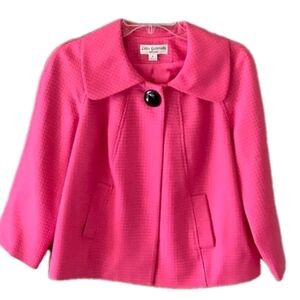 Lena Gabrielle Textured Cropped Vintage 80's Jacket Women's Size 10